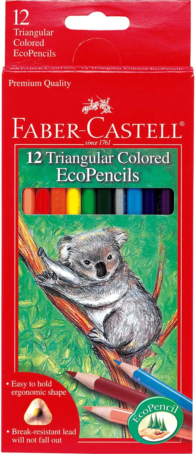 12 Ct. Tri-Colored Eco Pencils