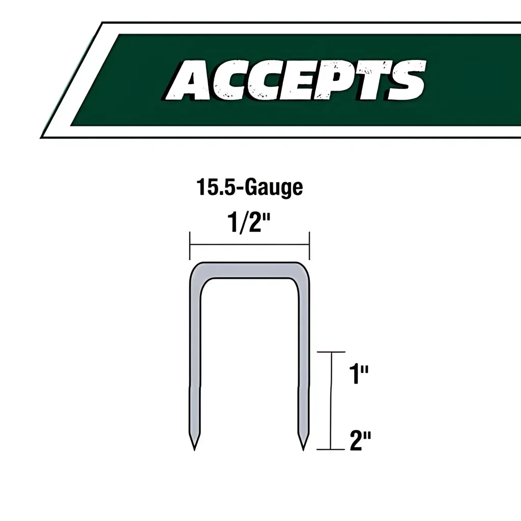 2” 15.5-Gauge Flooring Stapler