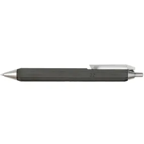 22Studio Ballpoint Pen - Contour Dark Grey Concrete Barrel Retractable | CBP01001
