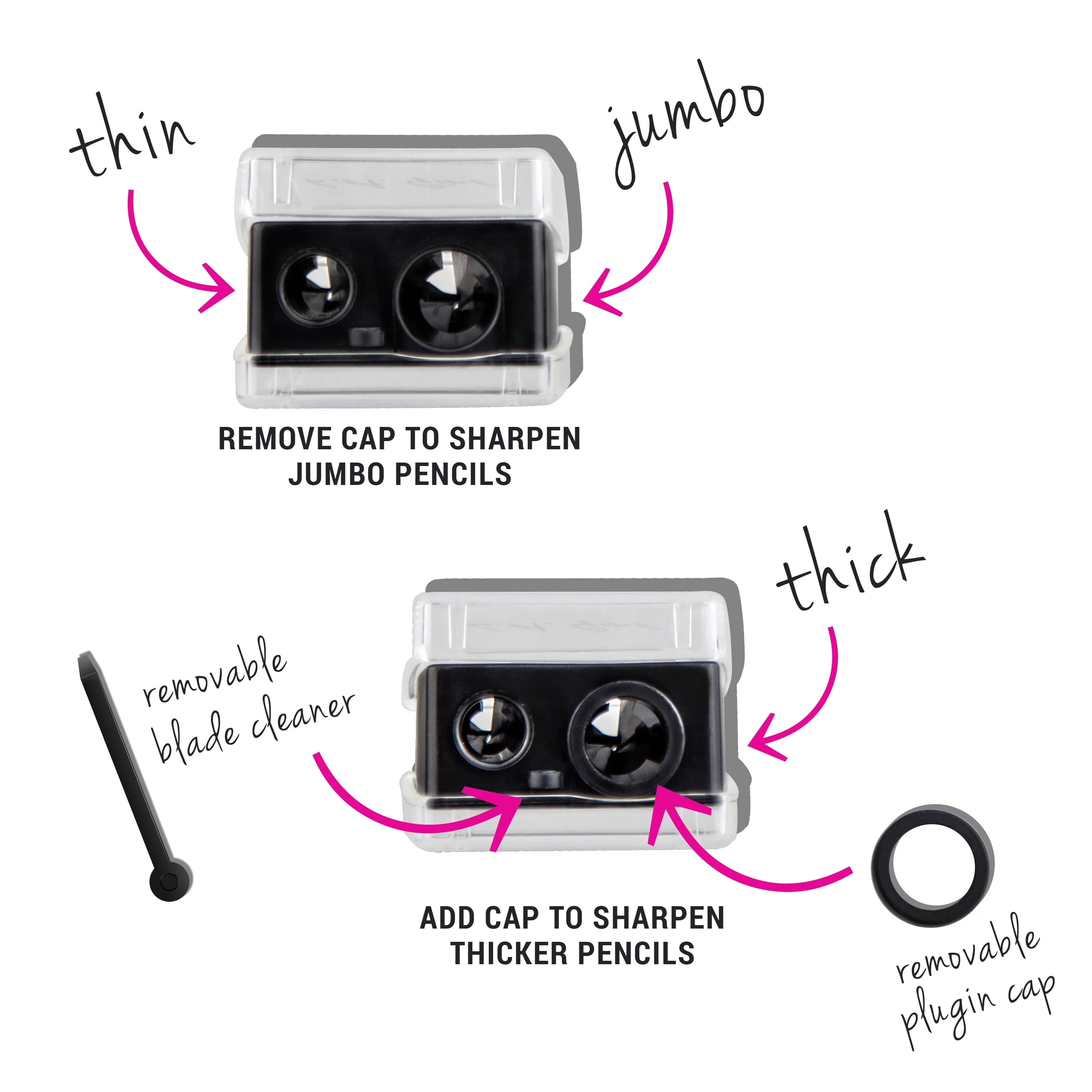 3 Way Pencil Sharpener