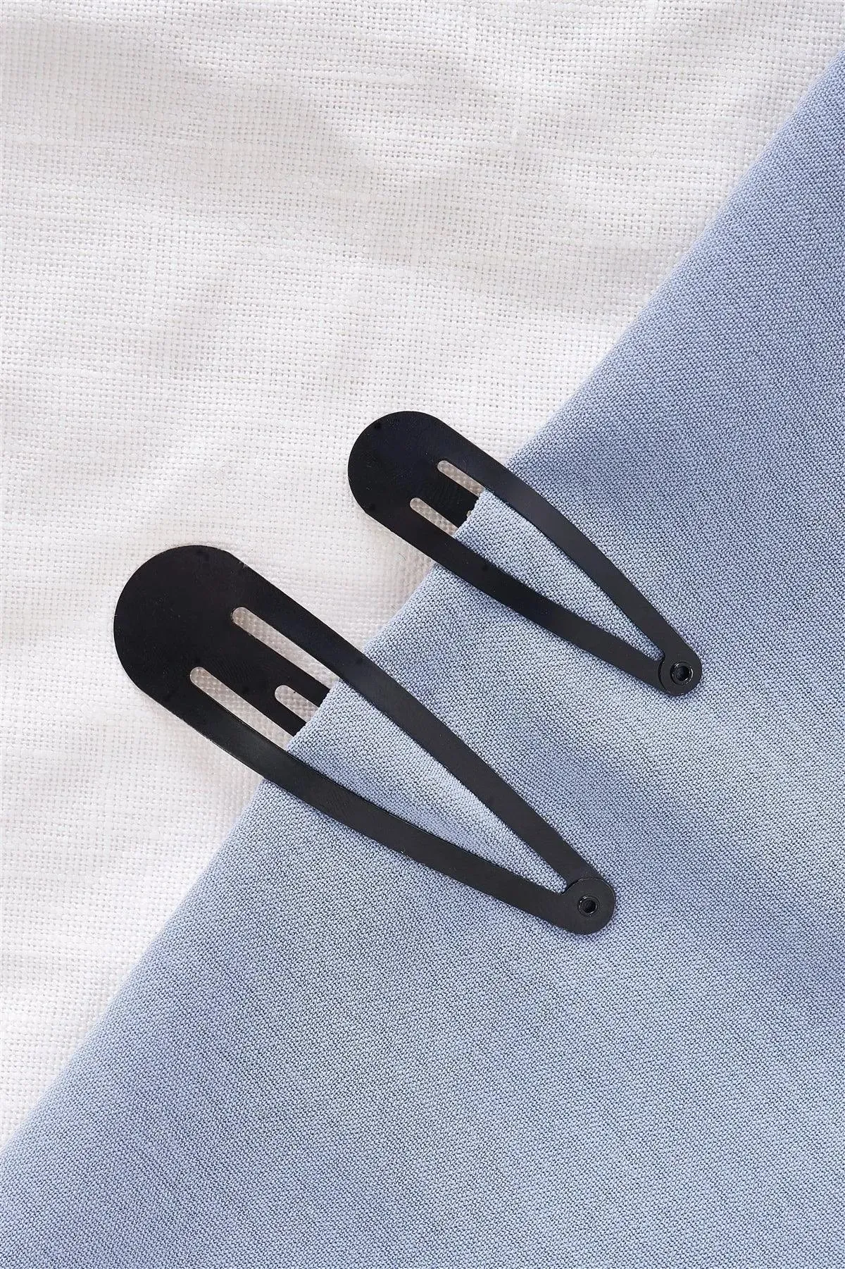 3pcs Large Black Vintage Plain Triangular Hair Clip