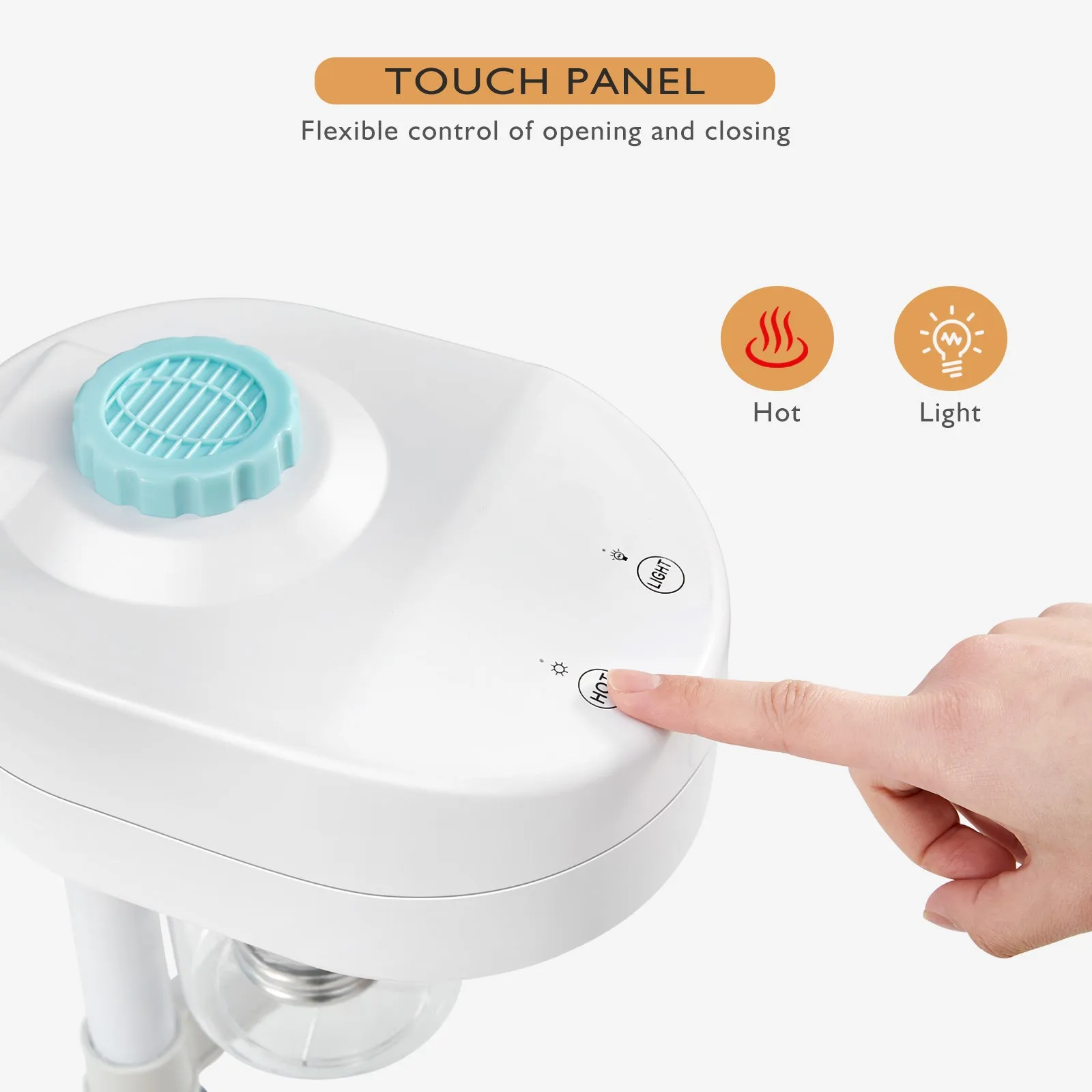 #4007 2 in1 Facial Steamer LED Magnifying Lamp Hot Ozone Beauty Salon Face Equipment