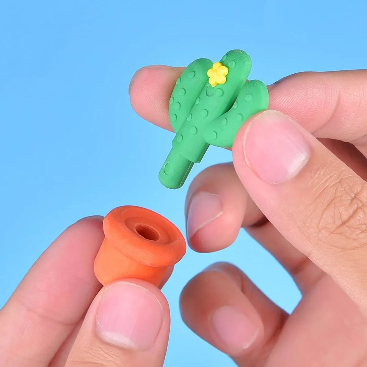 58 Pcs Animal & Food Erasers Gifts for Kids