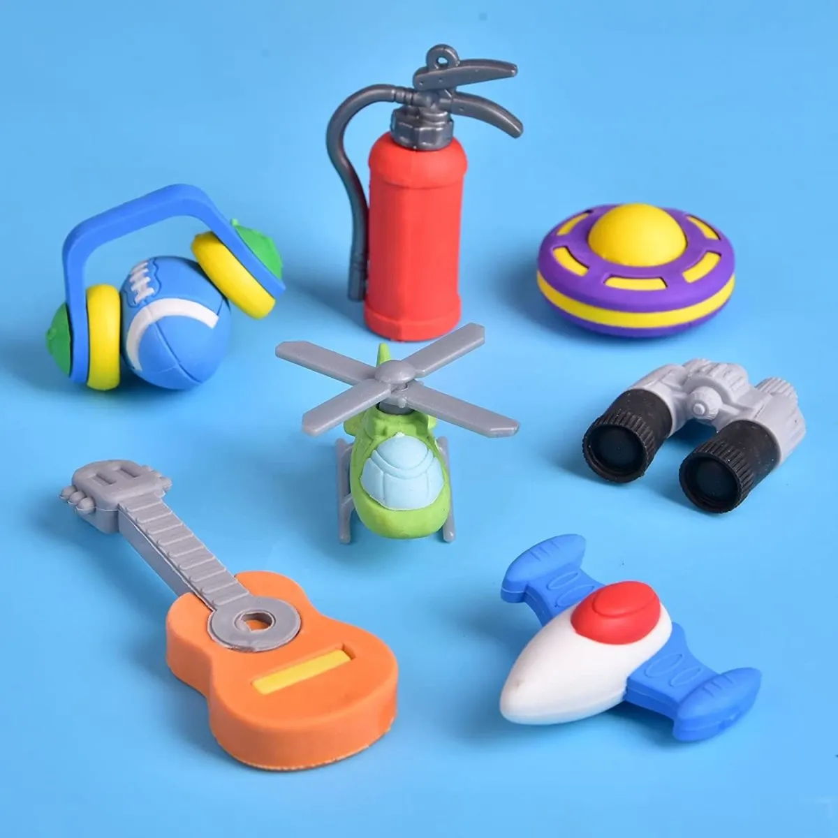 58 Pcs Animal & Food Erasers Gifts for Kids