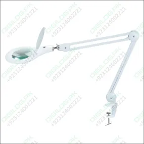 5d Clip Table Type Adjustable Magnifying Glass Lamp Work Lamp Led Lamp Reading Inspection Desk Lamp Ma-1209li