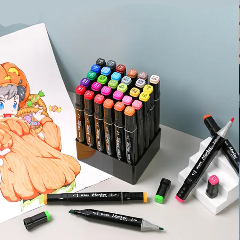60 Colors Double Headed Marker Pen- Apmv1415
