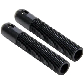 Allstar Performance Repl LW Alum Pins 3/8" Black - Pack of 2