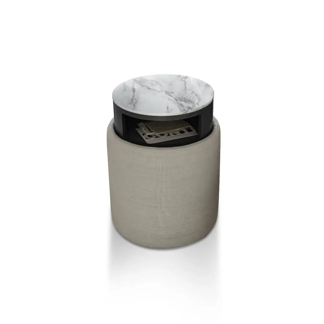 Ares Round Pouf