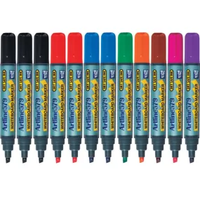 Artline 579 Whiteboard Marker 5Mm Chisel Assorted Box 12