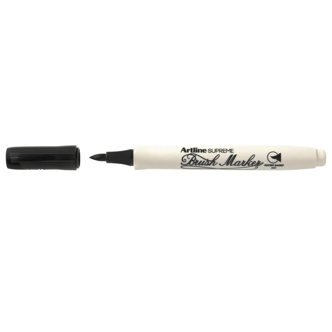 Artline Supreme Brush Marker Black Box 12