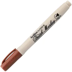 Artline Supreme Brush Marker Brown Box 12