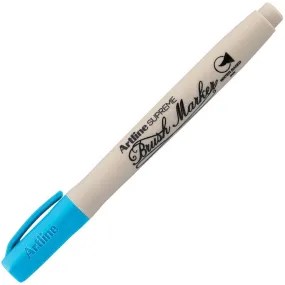 Artline Supreme Brush Marker Light Blue Box 12