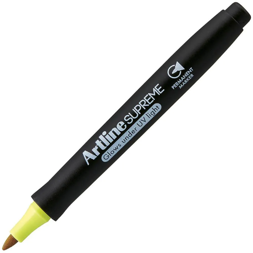 Artline Supreme Glow Marker Yellow