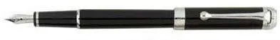 Aurora Pens Talentum Finesse Fountain Pens (Broad, Black)