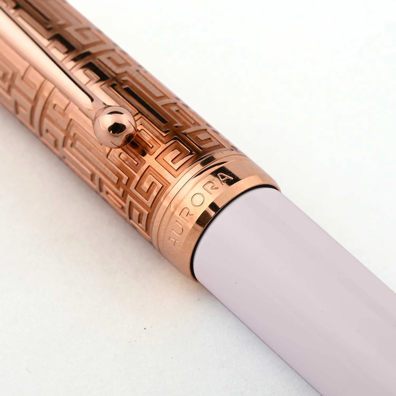 Aurora Talentum Dedalo Fountain Pen - White Rosegold (Limited Edition)