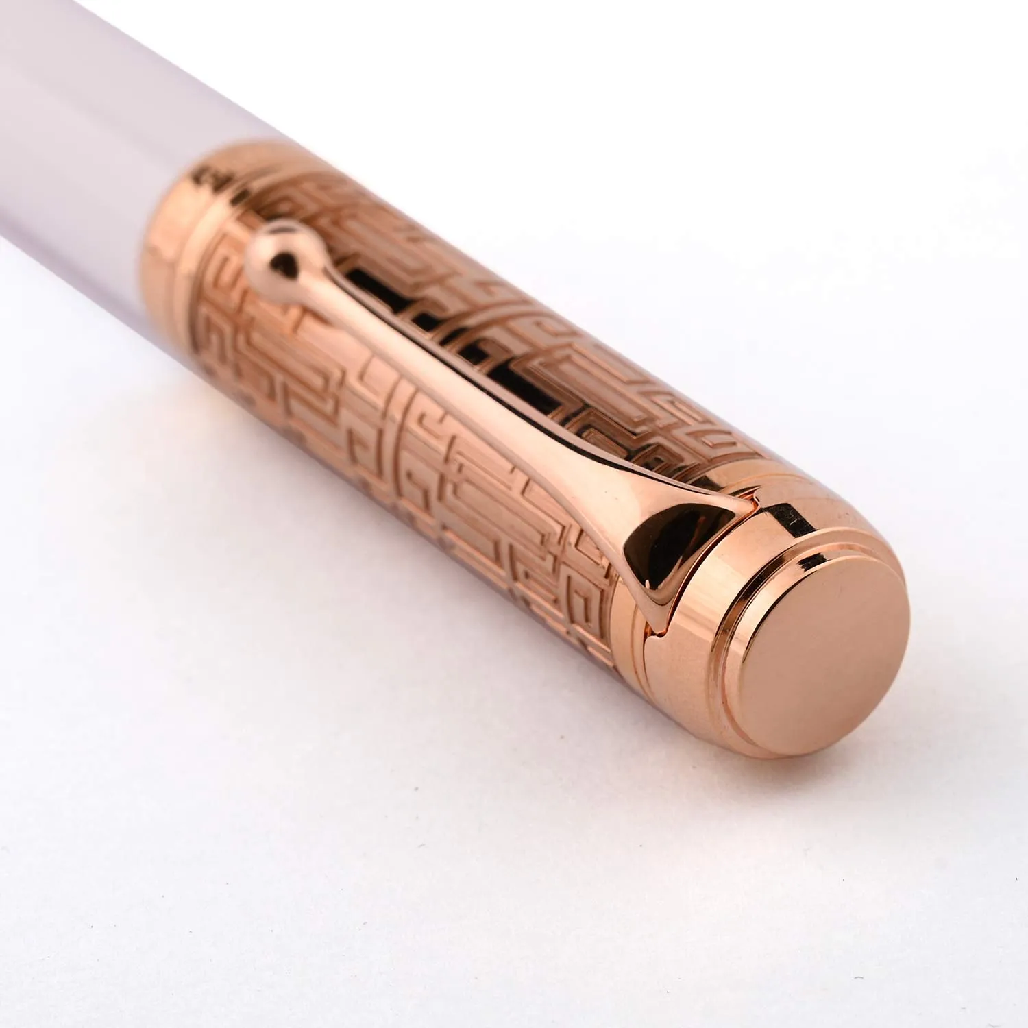 Aurora Talentum Dedalo Fountain Pen - White Rosegold (Limited Edition)