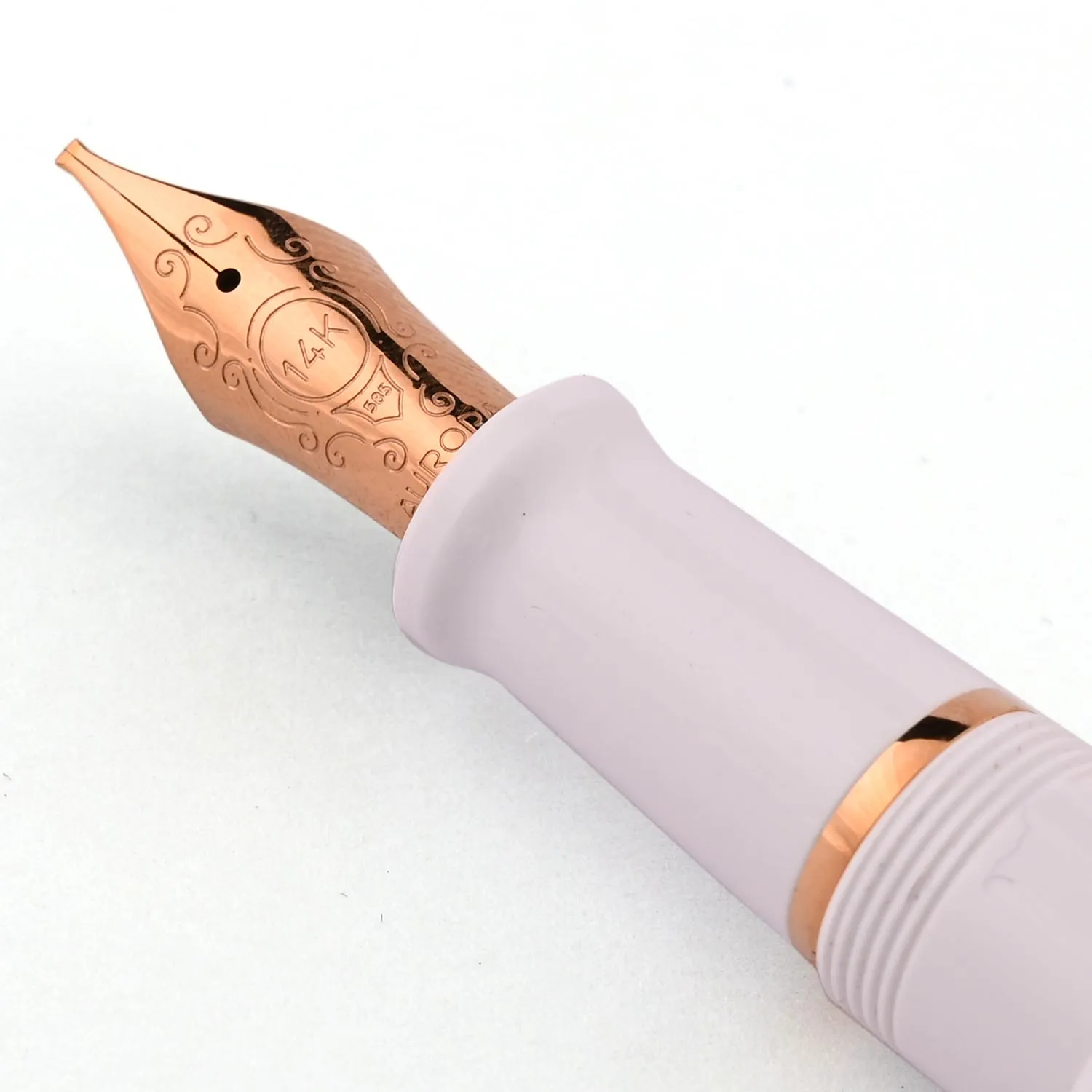 Aurora Talentum Dedalo Fountain Pen - White Rosegold (Limited Edition)