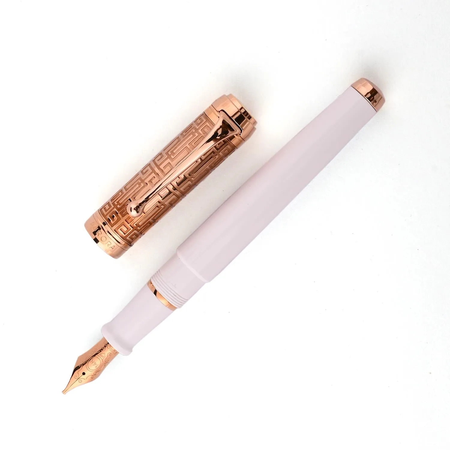 Aurora Talentum Dedalo Fountain Pen - White Rosegold (Limited Edition)