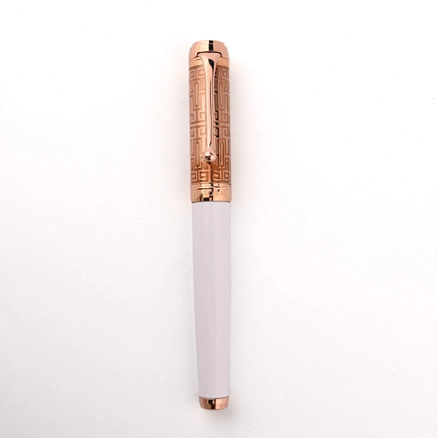 Aurora Talentum Dedalo Fountain Pen - White Rosegold (Limited Edition)