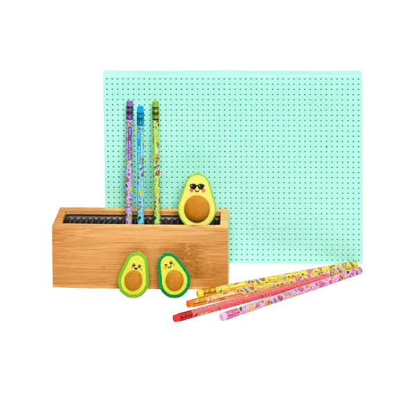 Avocado Love Eraser and Sharpener - Set of 3