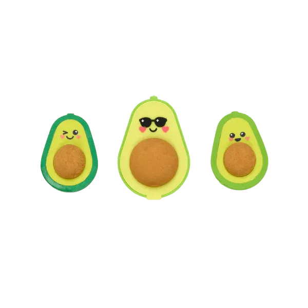 Avocado Love Eraser and Sharpener - Set of 3