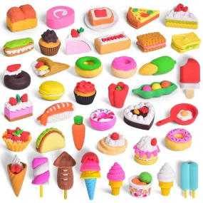 Back to School Supplies: Fun Food Erasers