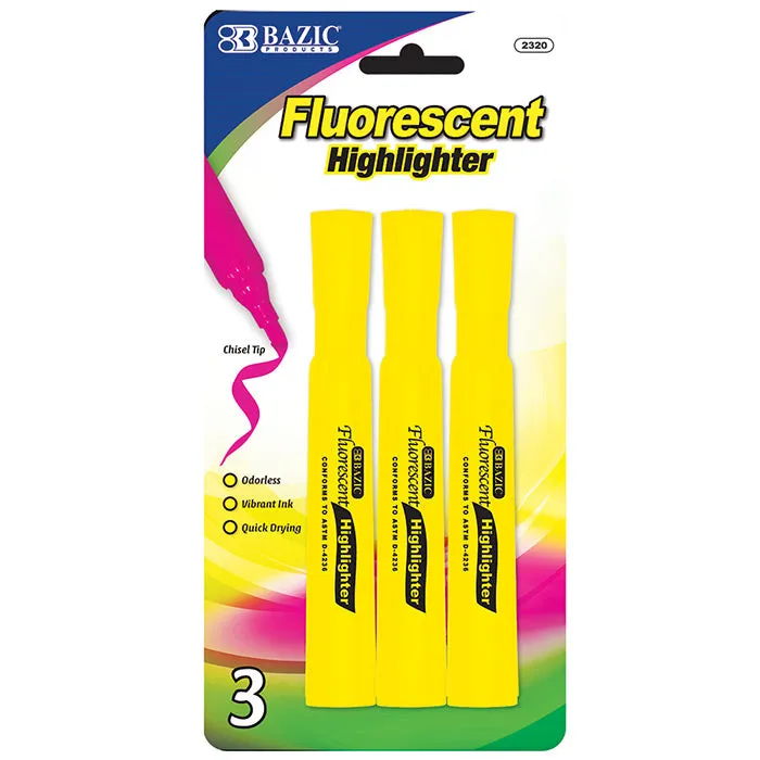 BAZIC Desk Style Fluorescent Highlighter