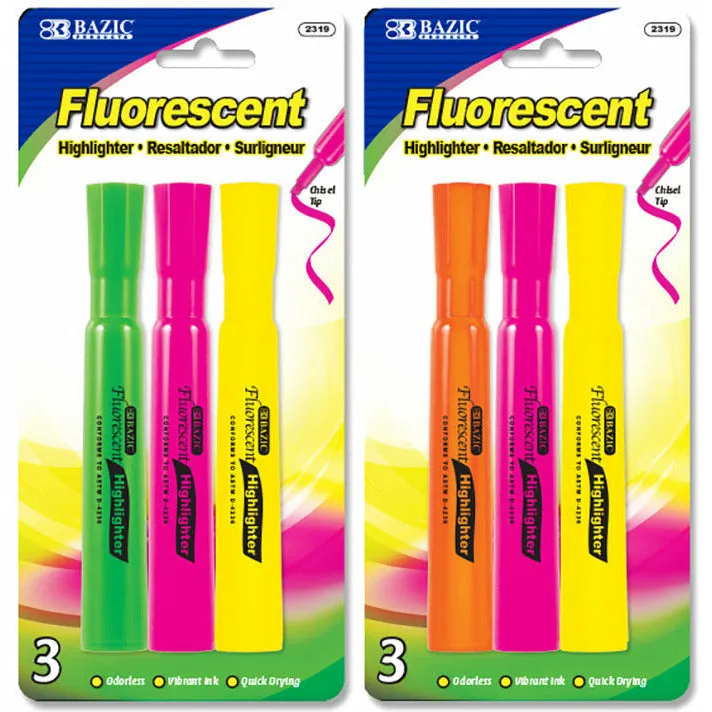 BAZIC Desk Style Fluorescent Highlighter
