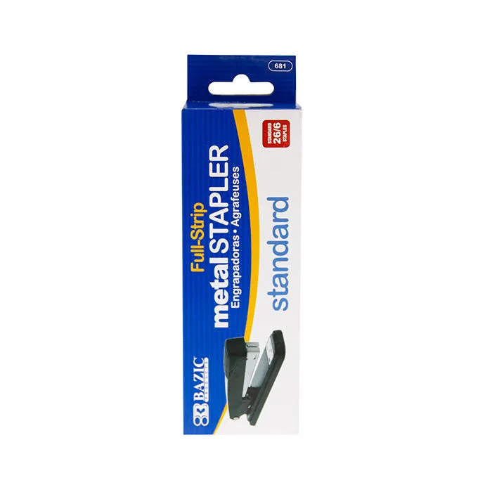BAZIC Metal Full Strip Stapler