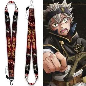 Black Clover Style Lanyard
