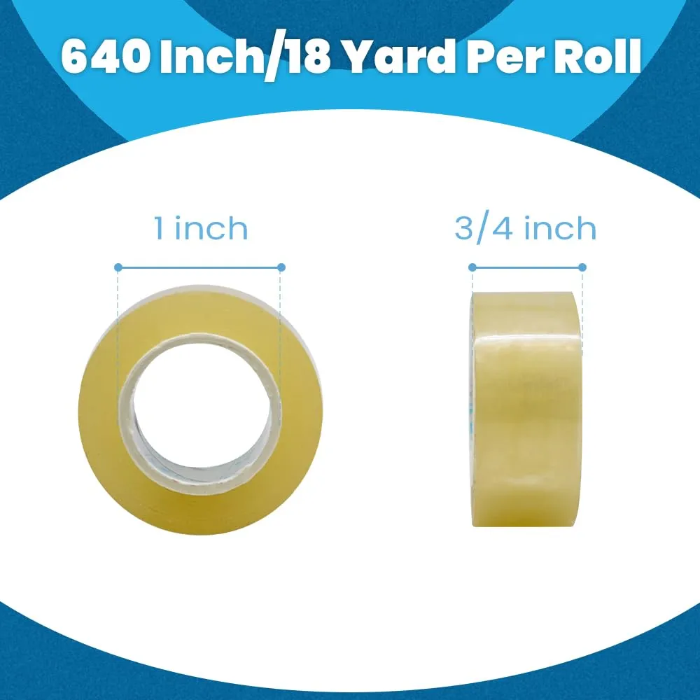 Blue Lake: Tape Dispenser with Plant-Based Tape Rolls – Plastic-Free, Sustainable, and Refillable