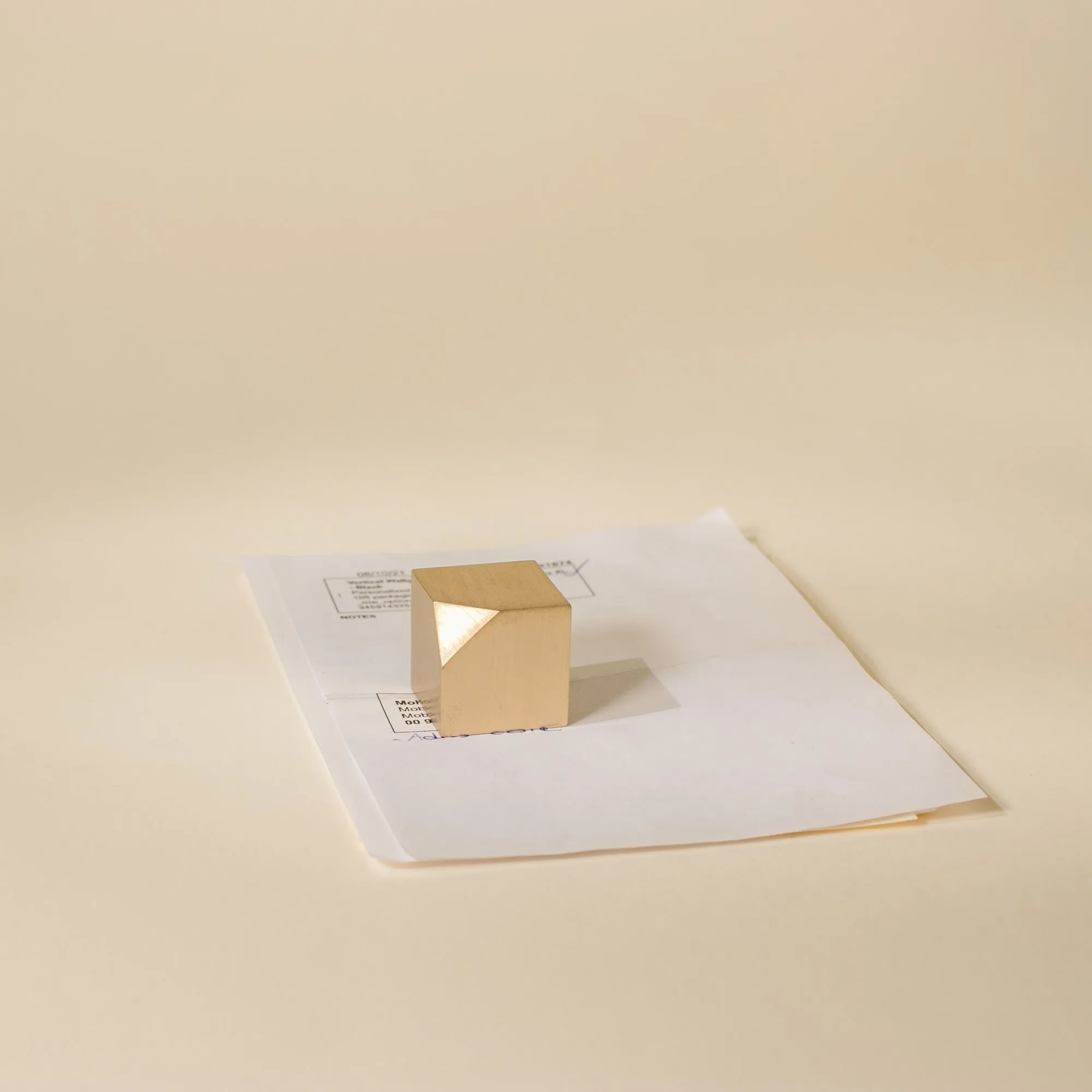 Brass Office Set - Set of 3