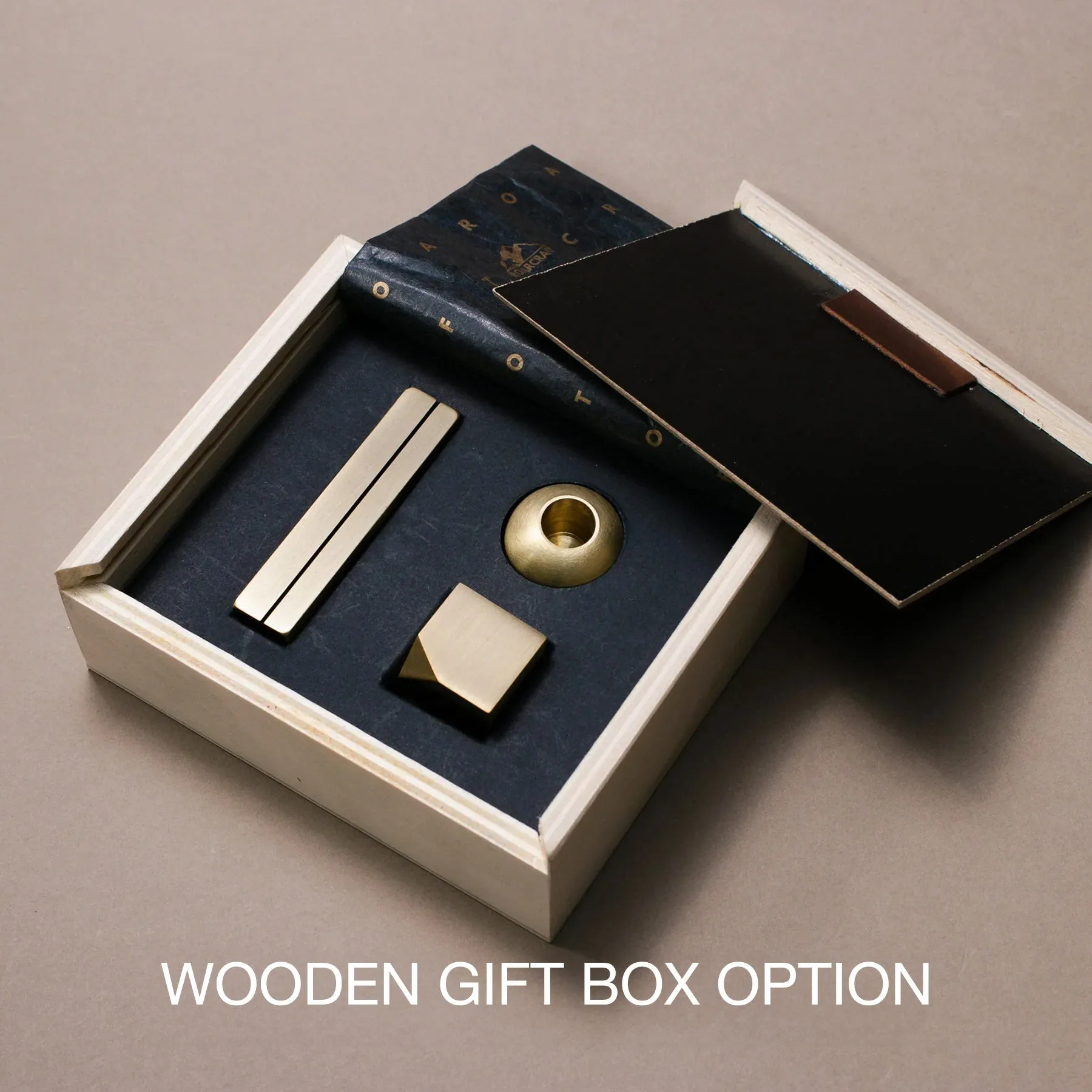 Brass Office Set - Set of 3