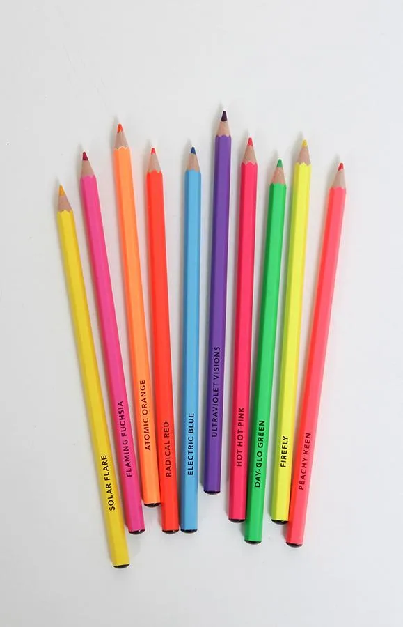 Bright Ideas Neon Pencils