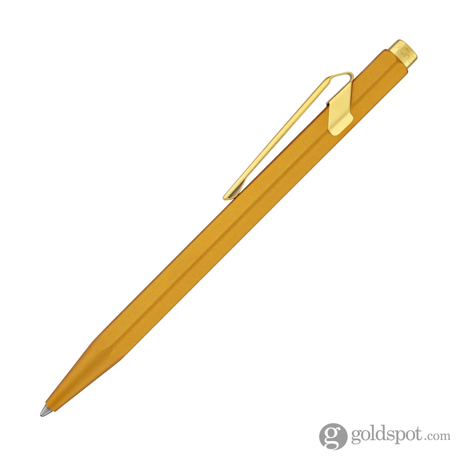 Caran d'Ache 849 Metal Collection Ballpoint Pen in Goldbar