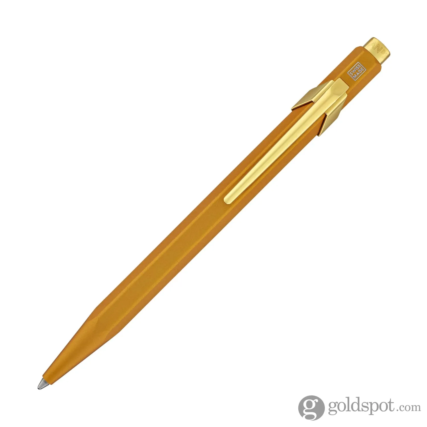 Caran d'Ache 849 Metal Collection Ballpoint Pen in Goldbar