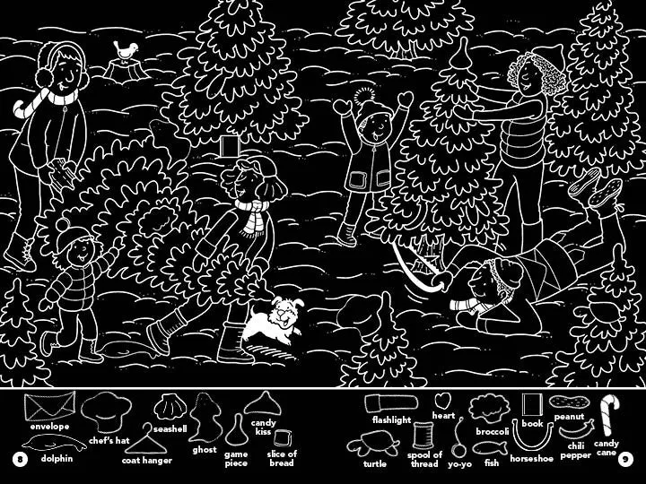 CHRISTMAS HIDDEN PICTURE PUZZLES