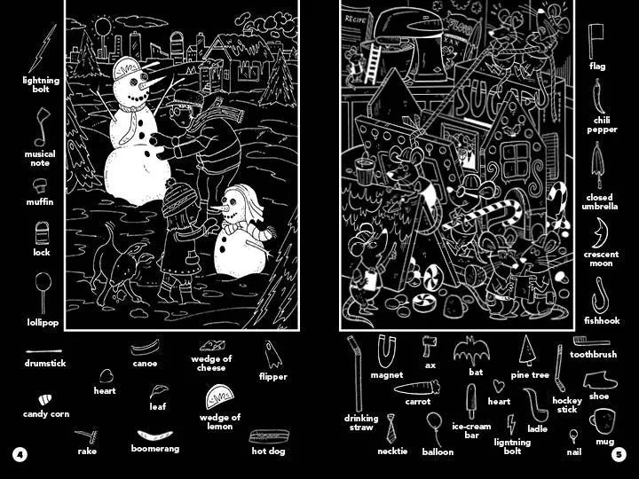 CHRISTMAS HIDDEN PICTURE PUZZLES