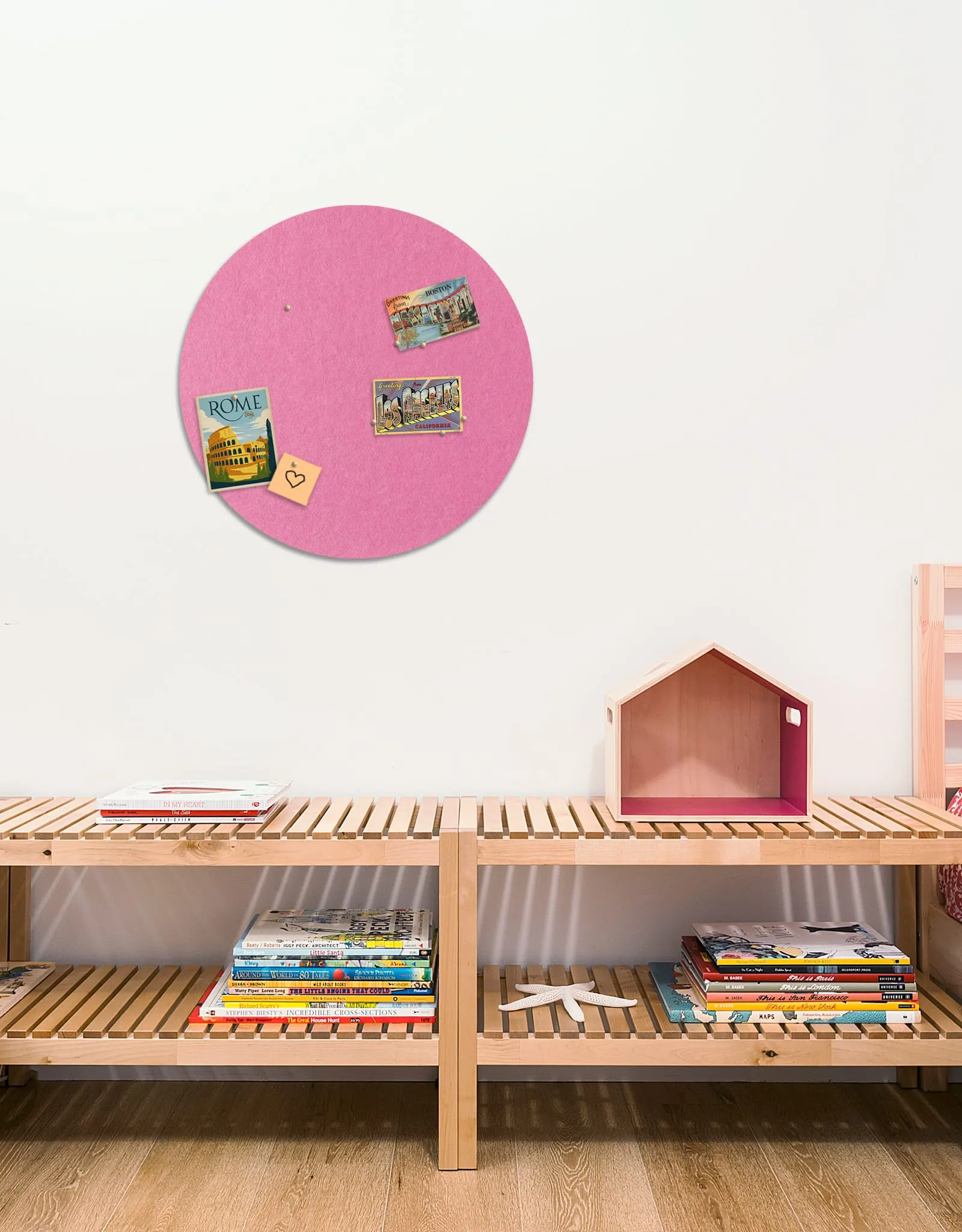 Circle Pinboard, Large in Pink