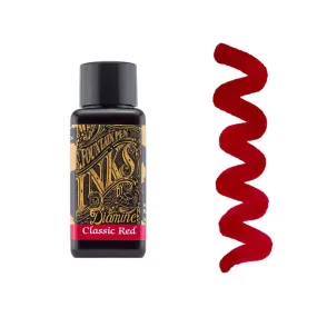 Classic Red Diamine Fountain Pen Ink 30ml