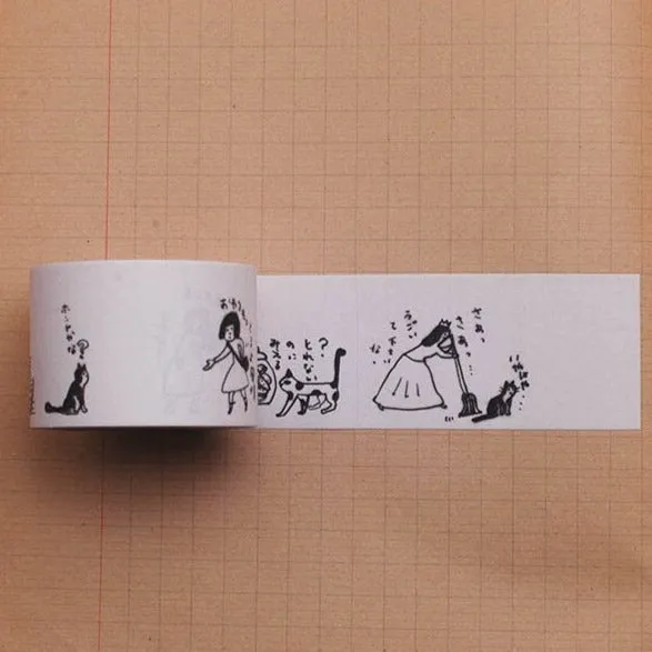 Classiky x Nishio Yuki Cat Roll Sticky Notes