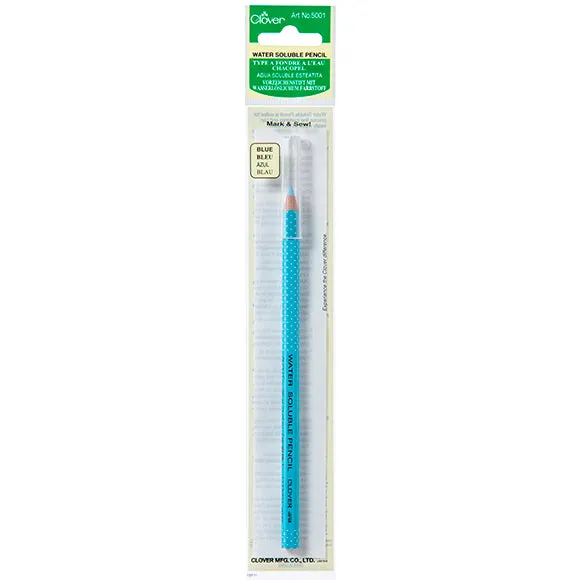 Clover Water Soluble Pencil Blue 5001