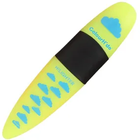 Colourhide Designer Highlighter Quirky Yellow