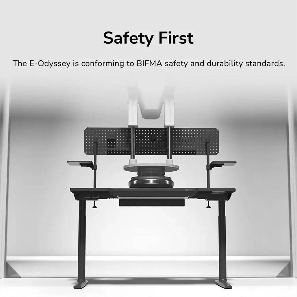 COUGAR E-Odyssey Electric Gaming Desk - Classic Design with Modern Functionality