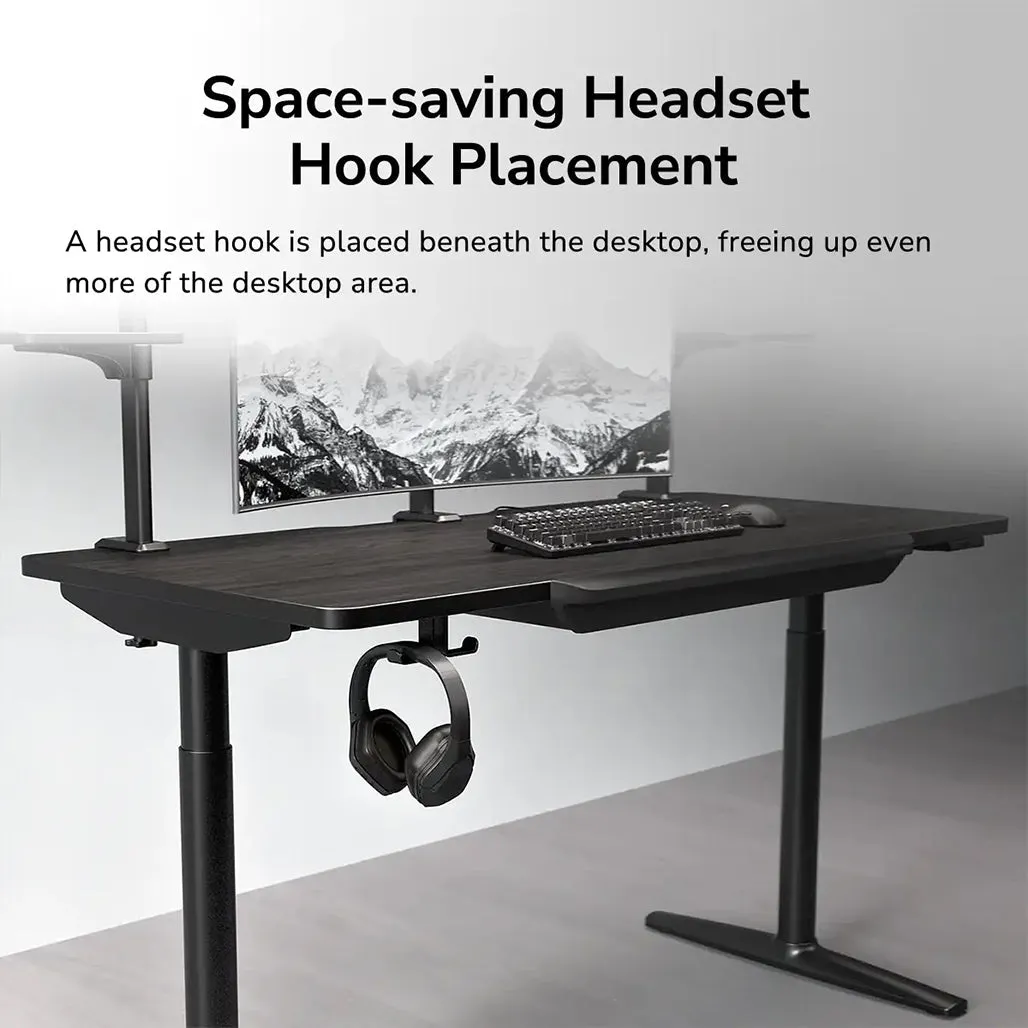 COUGAR E-Odyssey Electric Gaming Desk - Classic Design with Modern Functionality