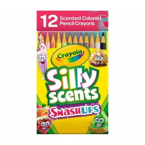 Crayola Silly Scents SmashUps Colored Pencils, 12 Count