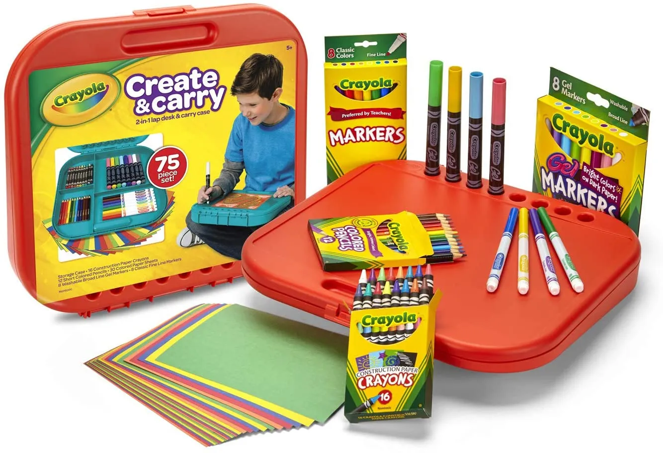 Create & Carry Case with a Variety of Crayola Art Kits!