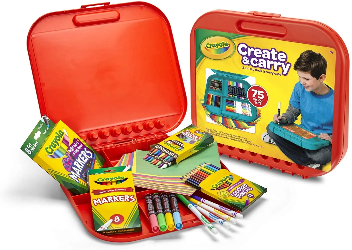 Create & Carry Case with a Variety of Crayola Art Kits!