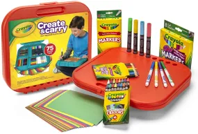 Create & Carry Case with a Variety of Crayola Art Kits!