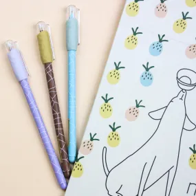Cute Leaves: Pack of 12 Gel Pens